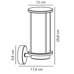 Nordlux Linton 10 [IP54] wall lamp - Outdoor