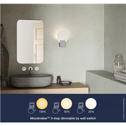 Nordlux Hester [IP44] 3-step Dim wall lamp