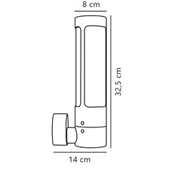 Nordlux Helix [IP44] wall lamp - Outdoor