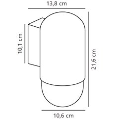 Nordlux Heka [IP44] wall lamp - Outdoor