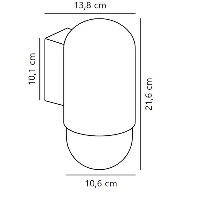 Nordlux Heka [IP44] Wandlamp - Outdoor