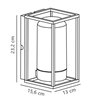 Nordlux Griffin [IP44] wall lamp - Outdoor