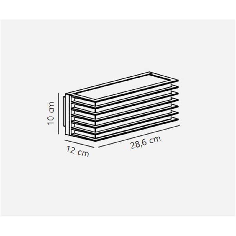 Nordlux Fluctus 28 [IP44] Wandlamp - Outdoor
