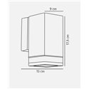 Nordlux Elm Up [IP44] Wandlamp - Outdoor