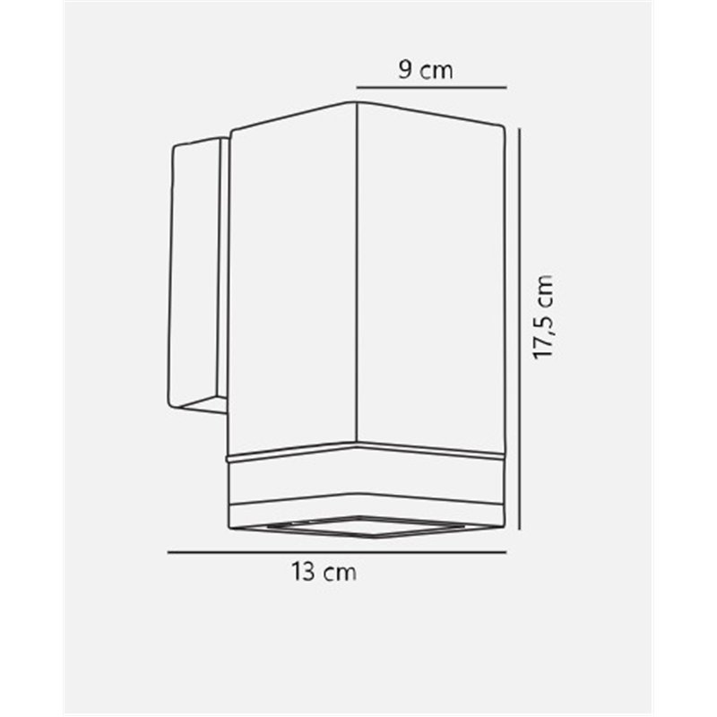 Nordlux Elm Up [IP44] Wandlamp - Outdoor