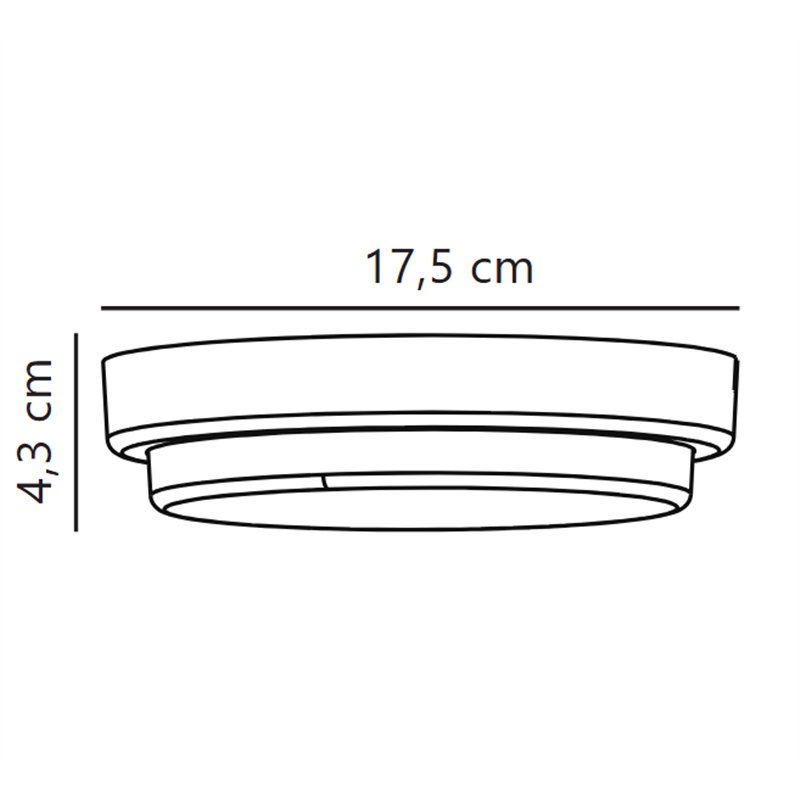 Nordlux Cuba Energy Rond [IP54] Wandlamp - Outdoor