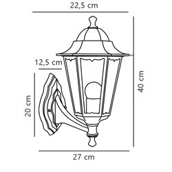 Nordlux Cardiff [IP44] wall lamp - Outdoor