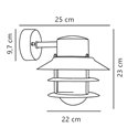 Nordlux Blokhus Down [IP54] Wandlamp - Outdoor