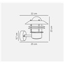 Nordlux Blokhus [IP54] Wandlamp - Outdoor