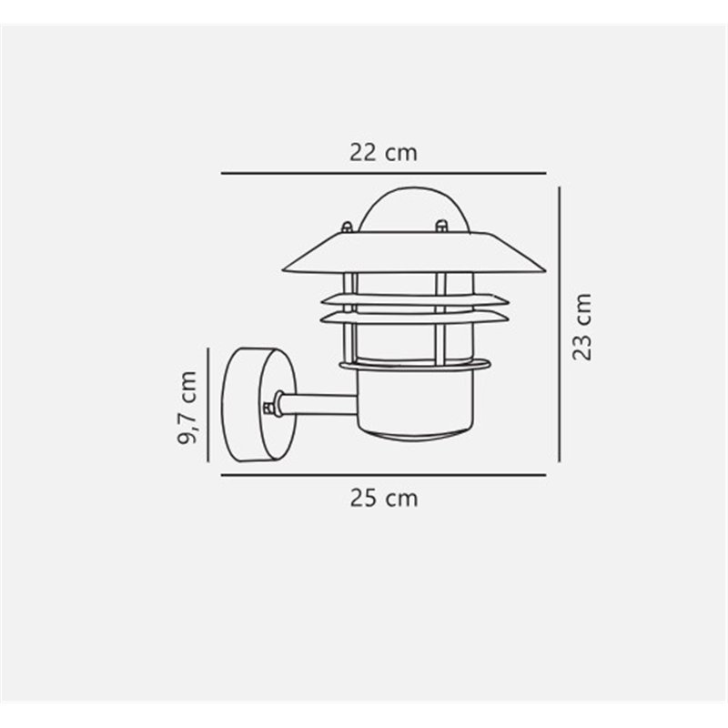 Nordlux Blokhus [IP54] Wandlamp - Outdoor