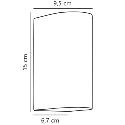 Nordlux Asbol [IP44] wall lamp - Outdoor