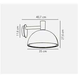 Nordlux Arki 35 [IP54] wall lamp - Outdoor