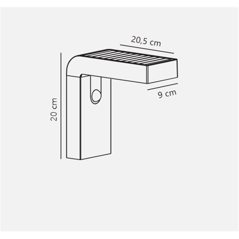 Nordlux Alya Solar Sensor [IP44] Wandlamp - Outdoor