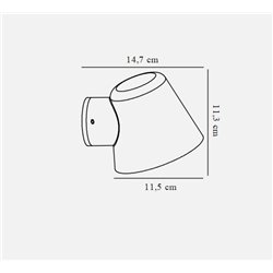 Nordlux Aleria 14 [IP44] wall lamp - Outdoor