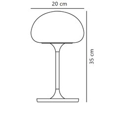 Nordlux Sponge On A 16 [IP65] 3-step Dim Battery table lamp - Outdoor