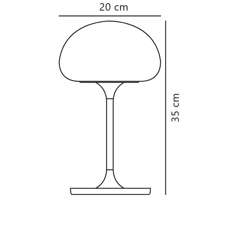 Nordlux Sponge On A 16 [IP65] 3-step Dim Battery Tafellamp - Outdoor