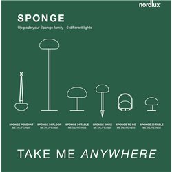 Nordlux Sponge 34 [IP65] 3-step Dim Battery table lamp