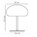 Nordlux Sponge 20 [IP65] 3-step Dim Battery Tafellamp - Outdoor