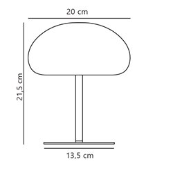Nordlux Sponge 20 [IP65] 3-step Dim Battery table lamp - Outdoor