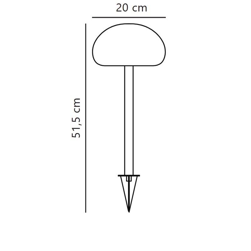 Nordlux Sponge 15 [IP65] 3-step Dim Battery Tuinverlichting - Outdoor