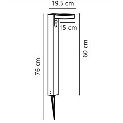 Nordlux Rica 60 Solar Round Sensor [IP44] garden lamp - Outdoor