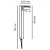 Nordlux Rica 60 Solar Round Sensor [IP44] garden lamp - Outdoor