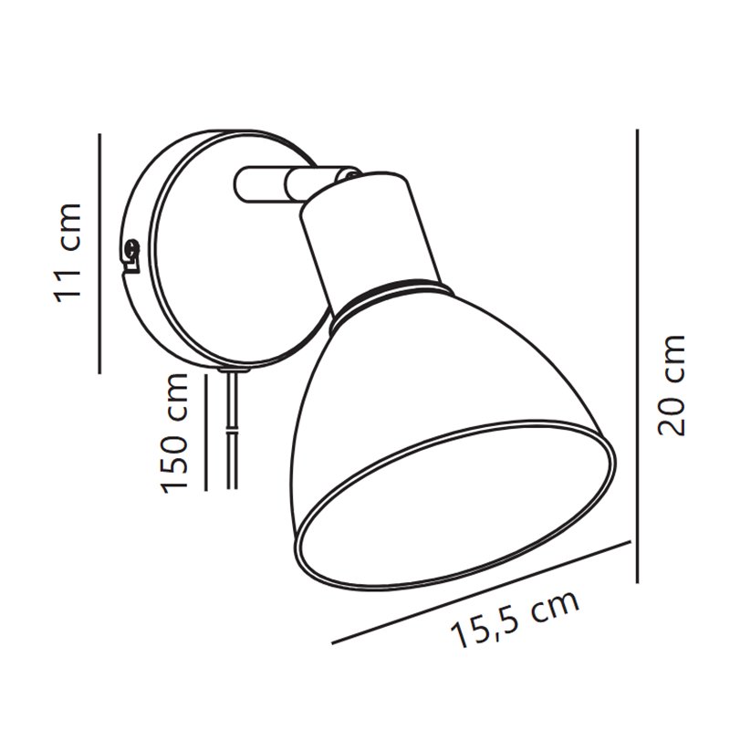 Nordlux Pop 16 Wandlamp
