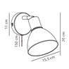 Nordlux Pop 16 wall lamp