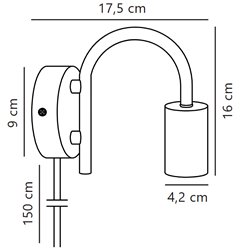Nordlux Paco wall lamp