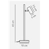 Nordlux Omari 3 Touch Dim table lamp
