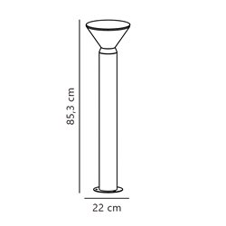 Nordlux Noorstad 85 [IP44] garden lamp - Outdoor