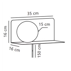 Nordlux Lilibeth 35 wall lamp