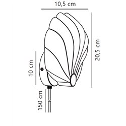 Nordlux Konchi wall lamp