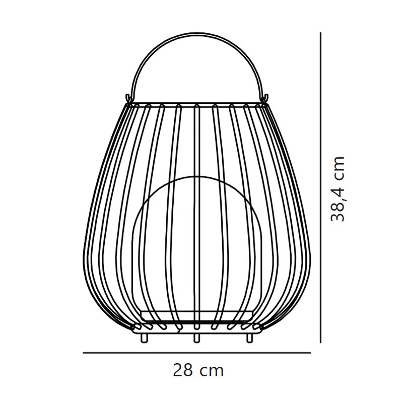 Nordlux Jim To Go [IP54] 3-step-Dim Battery Tafellamp - Outdoor