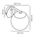 Nordlux Grant 15 Wandlamp