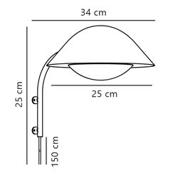 Nordlux Freya 25 wall lamp