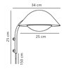 Nordlux Freya 25 wall lamp