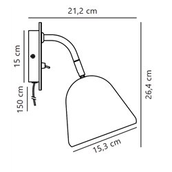 Nordlux Fleur 15 wall lamp