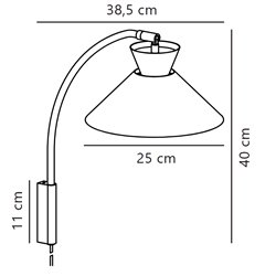Nordlux Dial 25 wall lamp