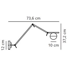 Nordlux Contina 10 wall lamp