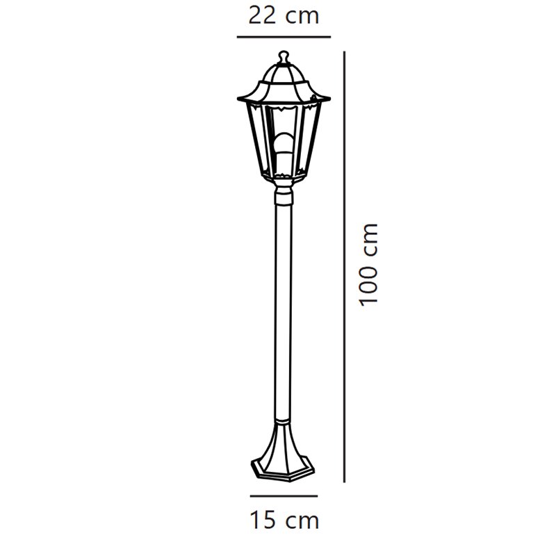 Nordlux Cardiff [IP44] Tuinpaal - Outdoor