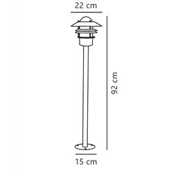 Nordlux Blokhus [IP54] garden lamp - Outdoor