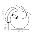 Nordlux Belir 16 Wandlamp