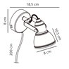 Nordlux Aslak 8 wall lamp