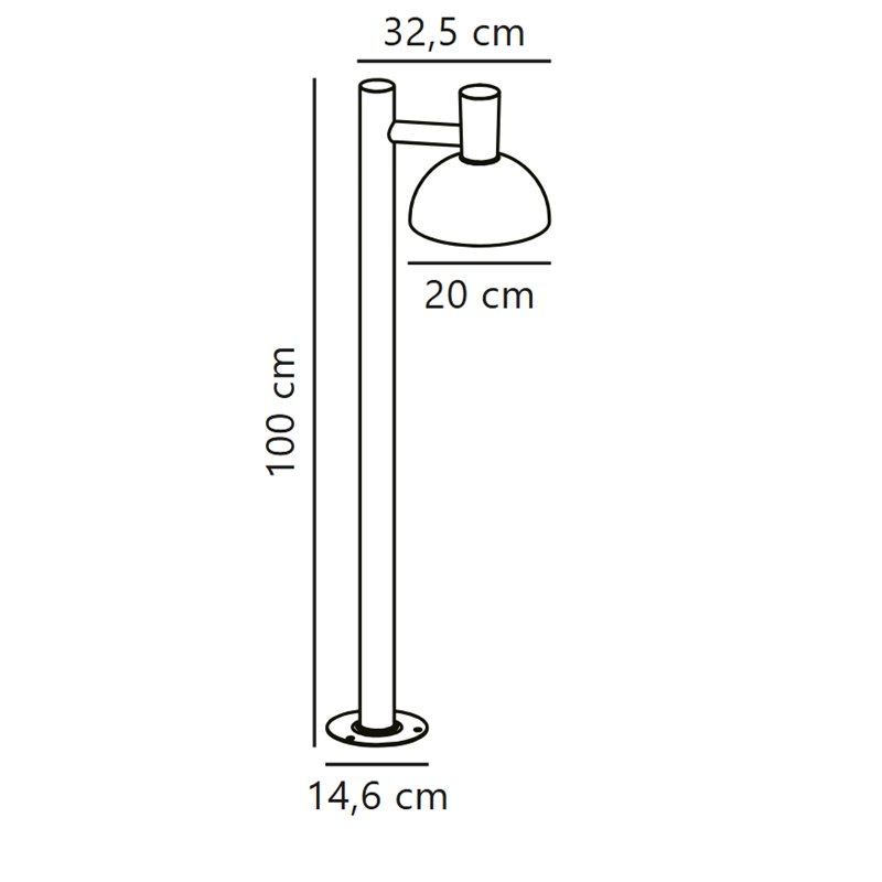 Nordlux Arki 20 [IP54] Tuinpaal - Outdoor