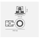 Nordlux Umberto [IP44] Inbouwspot