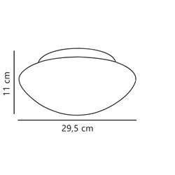 Nordlux Ufo Maxi 29 [IP44] ceiling lamp