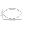 Nordlux Ufo 23 [IP44] ceiling lamp