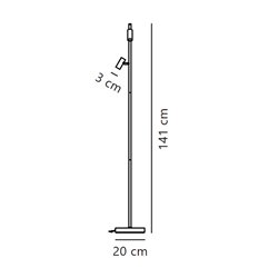 Nordlux Omari 3 Touch Dim - 2 floor lamp