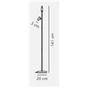 Nordlux Omari 3 Touch Dim - 2 Vloerlamp